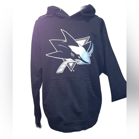 Men’s San Jose Sharks pull over sweater hoodie - Picture 2 of 9